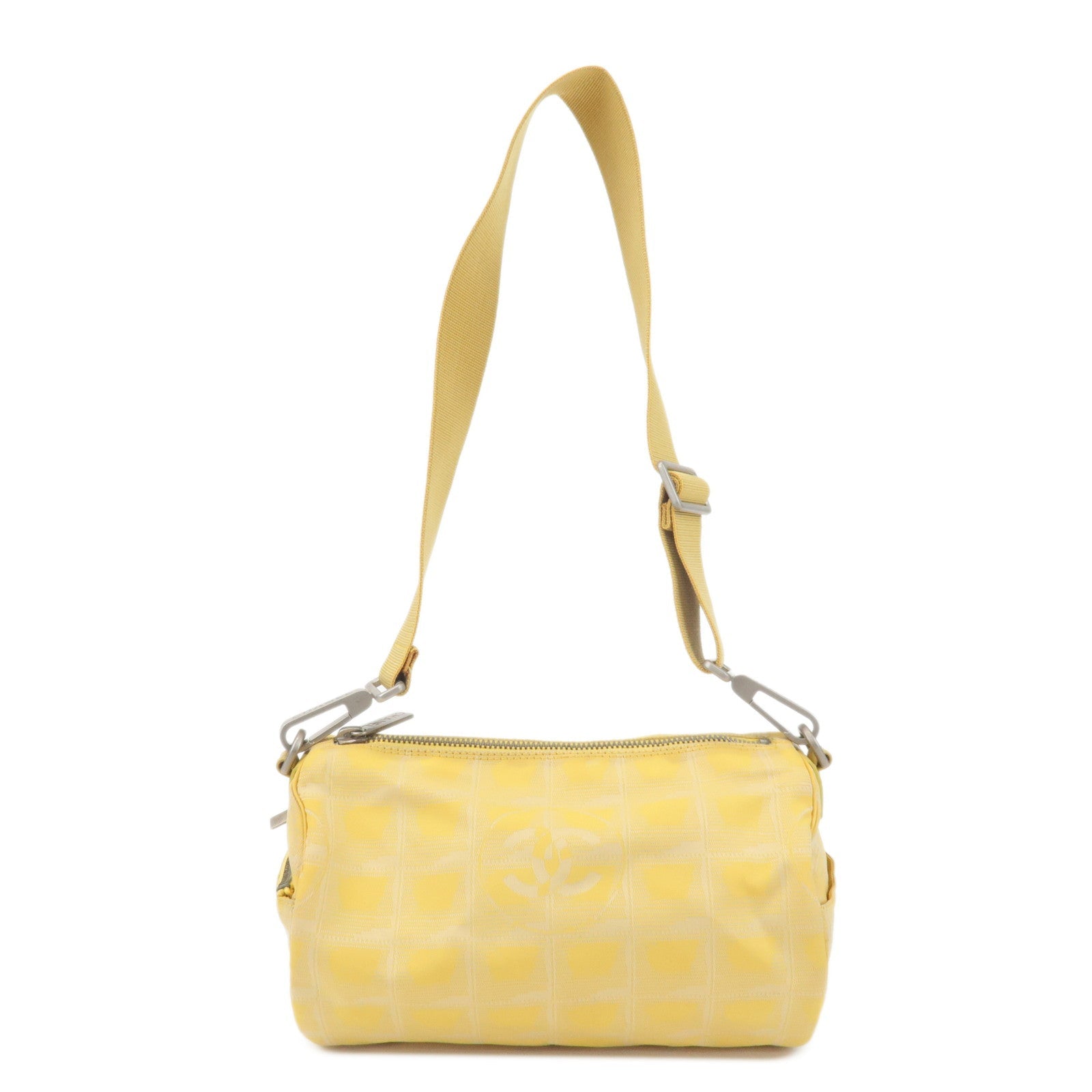 Chanel 25 Leather Yellow Shoulder Bag