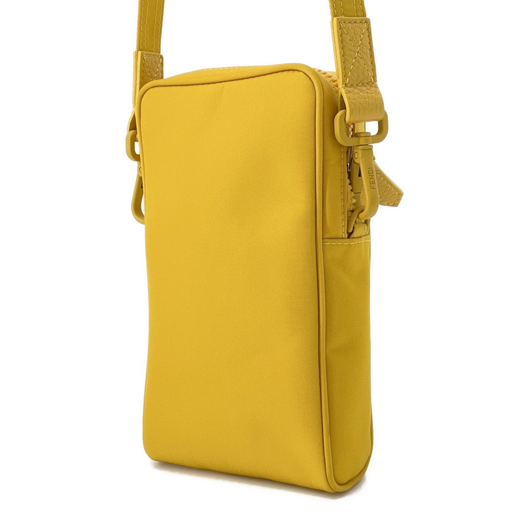 Fendi Shoulder Bag Yellow7as056 Nylon