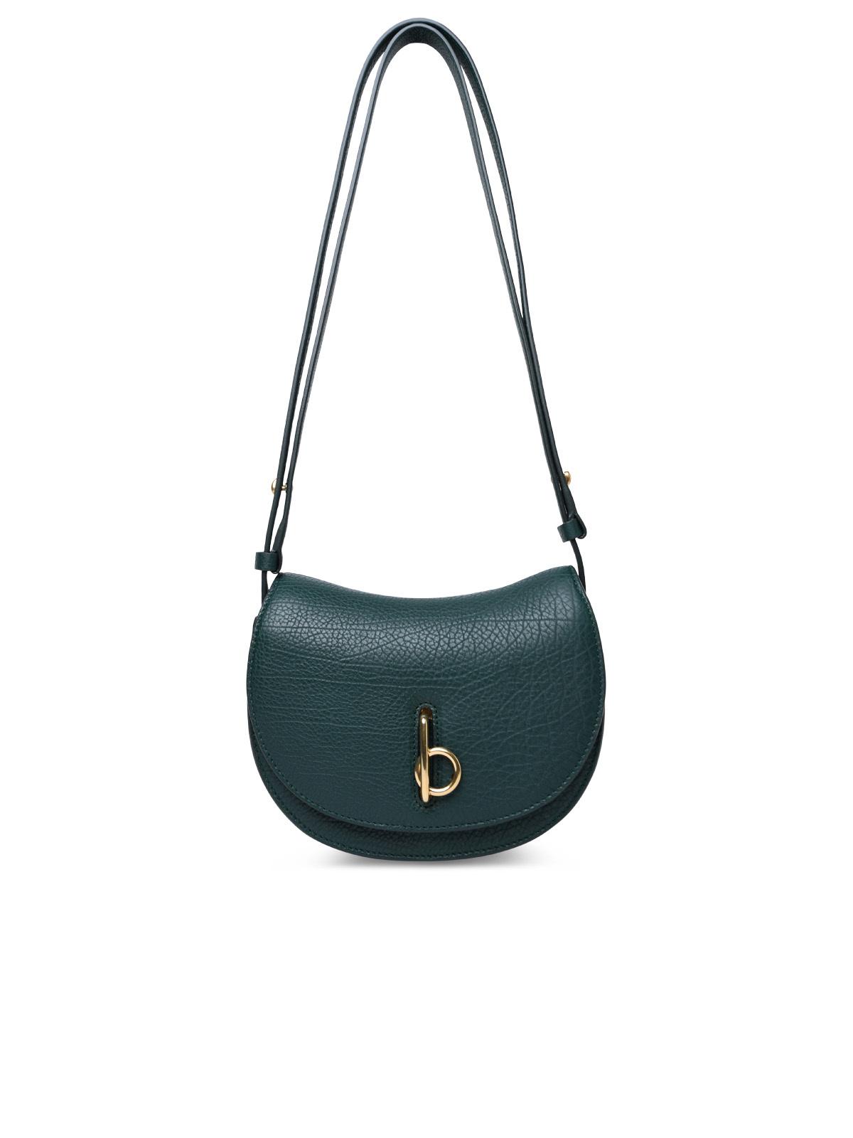 Burberry ‘Rocking Horse’ Mini Bag In Green Leather Woman