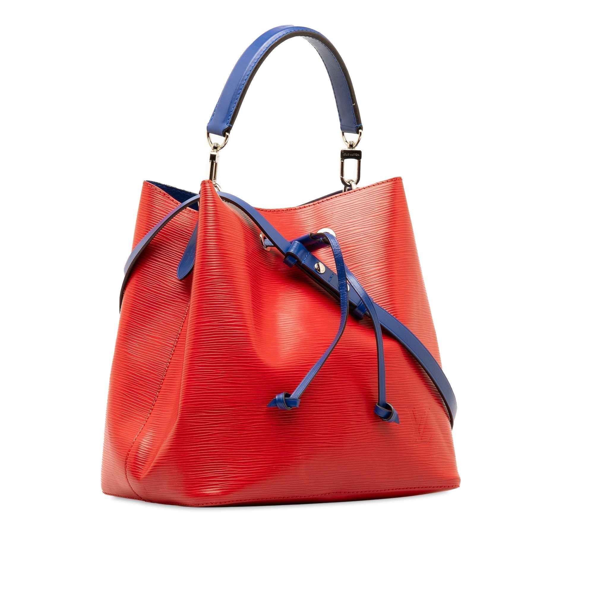 Red Louis Vuitton Epi Neonoe MM Bucket Bag