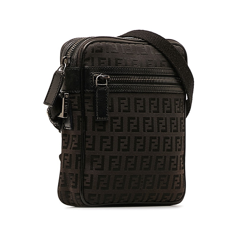 Fendi Crossbody Bag In Leather Black Ladies