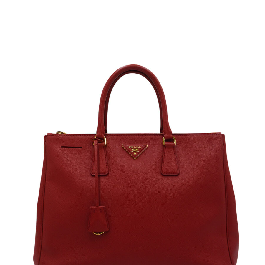 Designer Bucket Bag red – front view